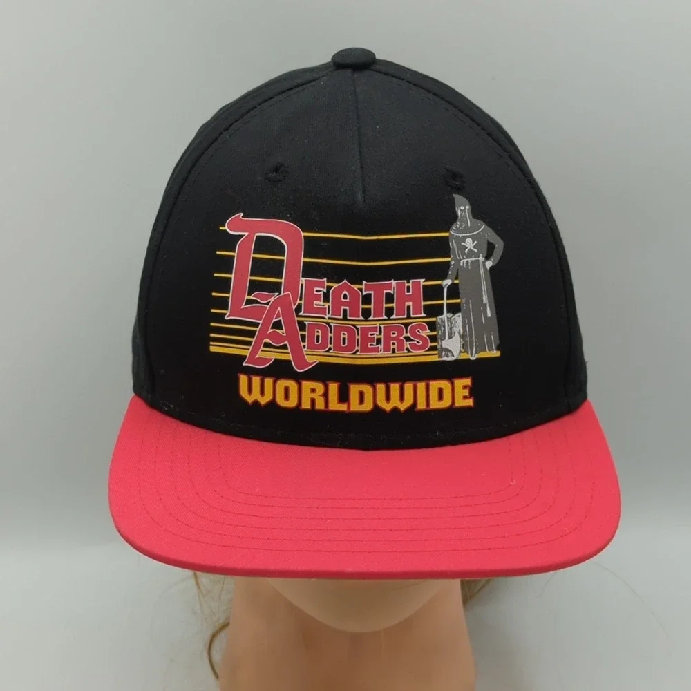 Mishka NYC x Death Adders Executioner MNWKA Snapback Hat Cap Black Red RARE